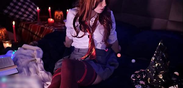  Lily Potter and her magic wand. Female orgasm - MollyMoonSugar